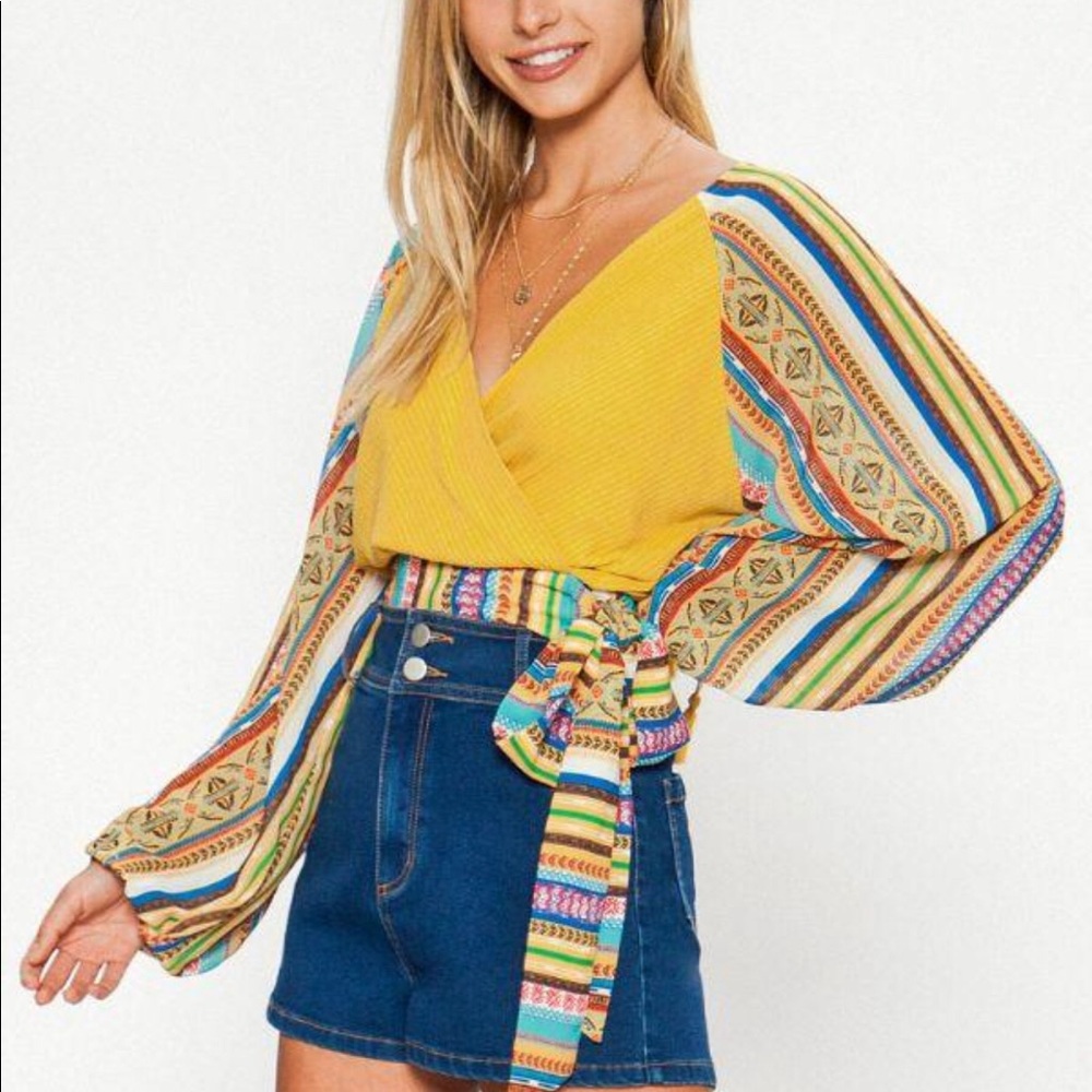 Striped Crop Top